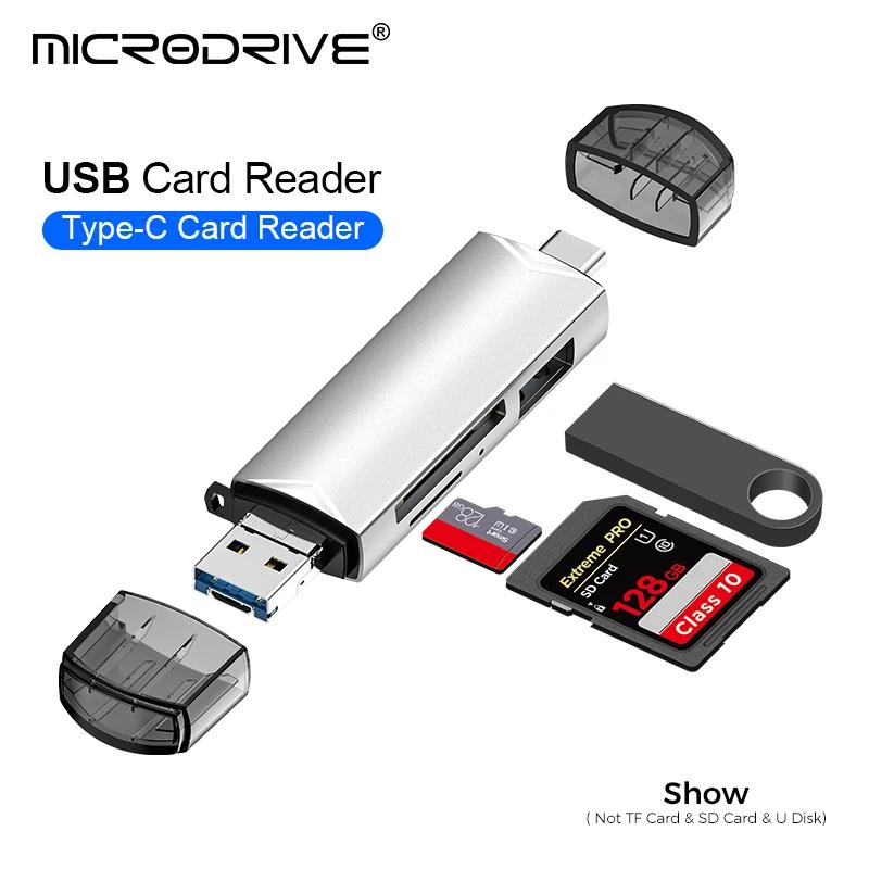 USB C Ÿ ũ USB , 6 in 1 OTG ī , ÷ ̺, Ʈ ޸ ī , TF ī޶, ̴ SD ī 